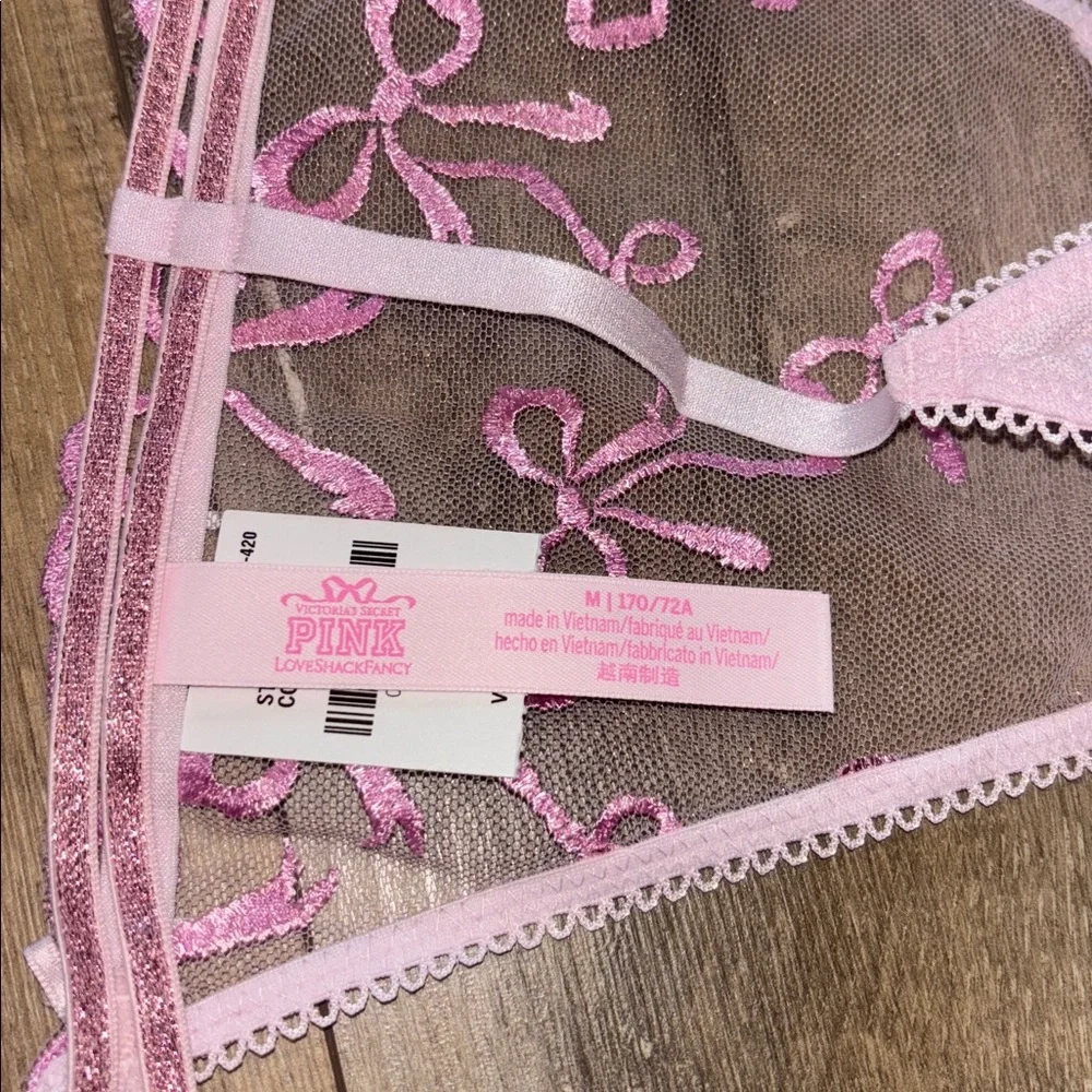 LoveShackFancy X PINK Strappy V String Panty